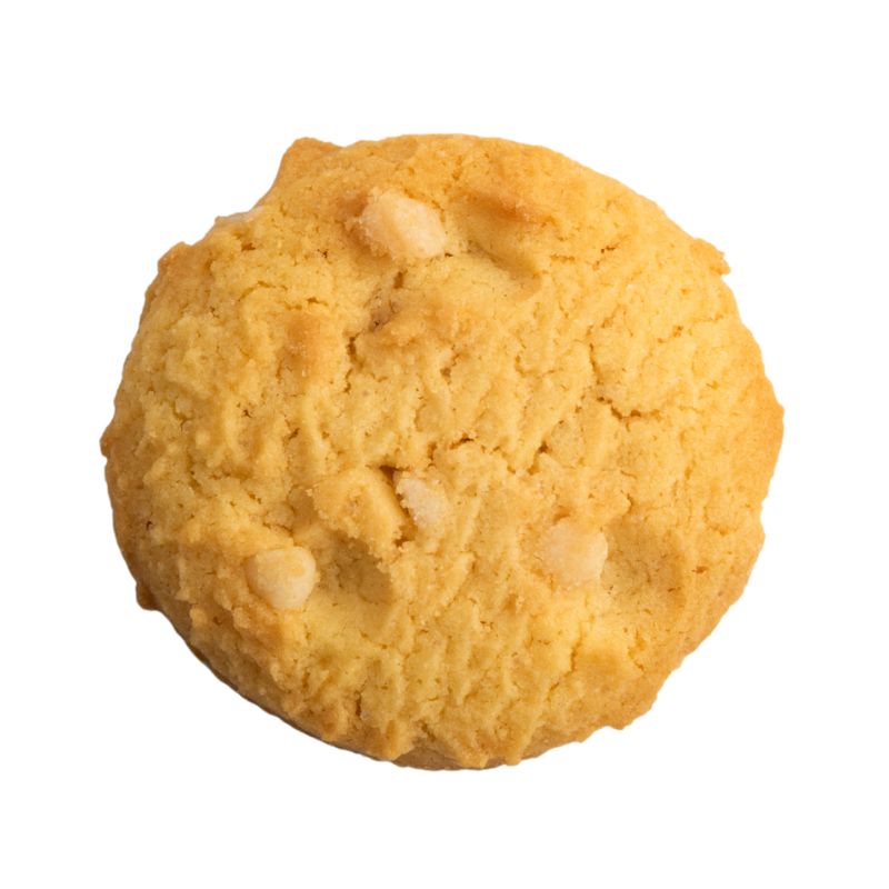 Crumble Vainilla con Chocolate Blanco Saludable