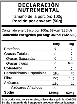 Gomitas de Moras Sin Azúcar Añadida